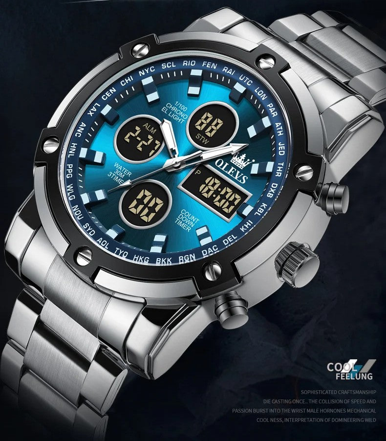 RELOJ MULTIFUNCIONAL-UNA ELEGANCIA PERFECTA EN TU MUÑECA