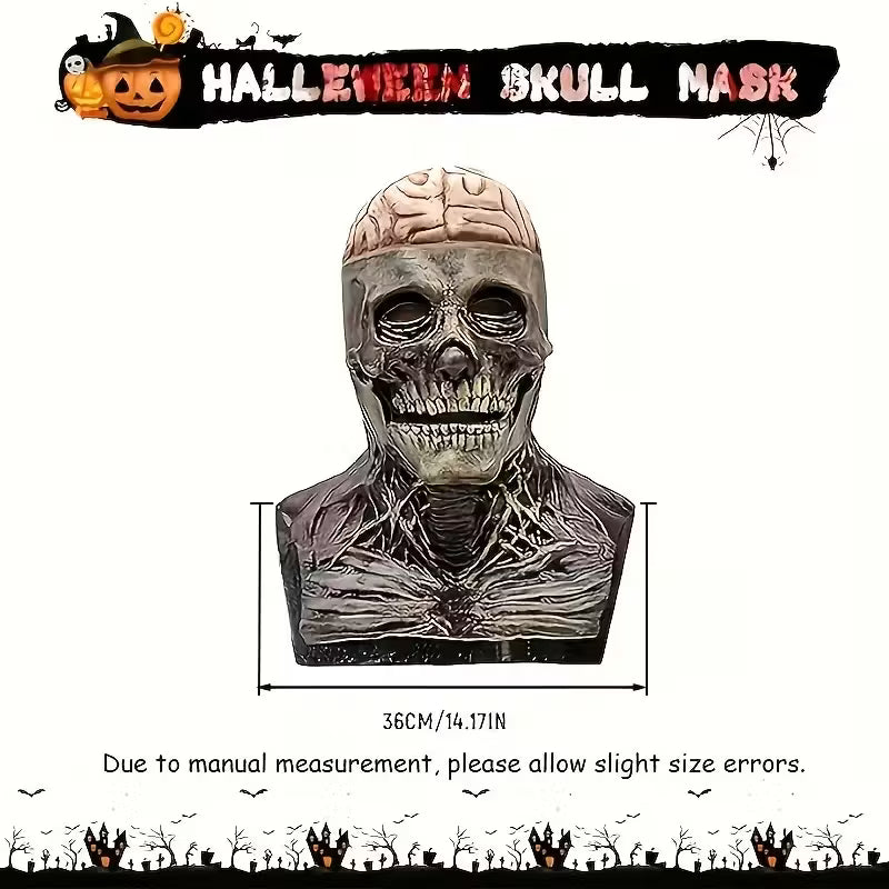 MASCARA CALAVERA REALISTA-EL MAS NUEVO (TIK)