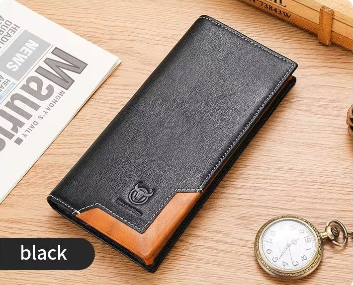 BILLETERA VINTAGE DE CUERO- MULTIFUNCIONAL