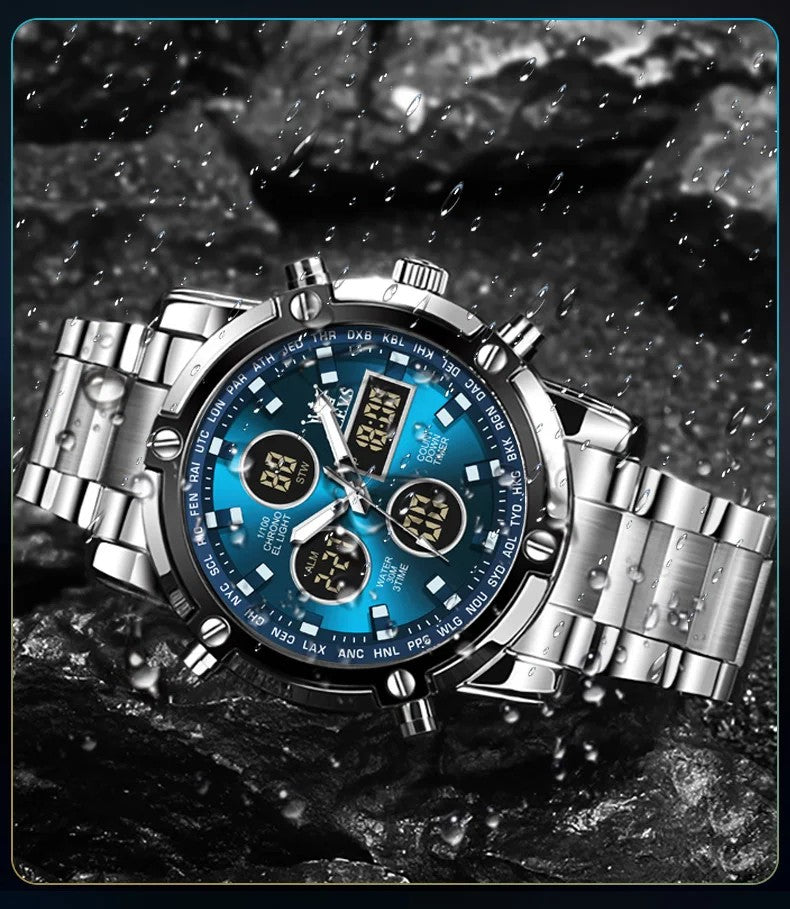RELOJ MULTIFUNCIONAL-UNA ELEGANCIA PERFECTA EN TU MUÑECA